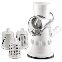 JASQQB Hand-Operated Vegetable Slicer – Manual Kitchen Slicer for Vegetables and Fruits, Sharp Blades for Efficient Cutting